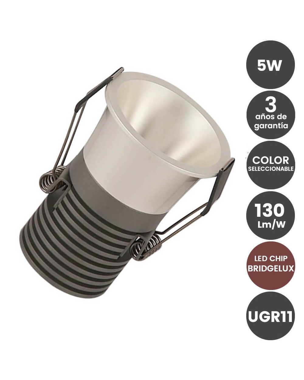 empotrable-led-5w-negro-cromo-bridgelux-chip-40-ugr11